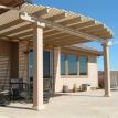 Stucco Column on Pergola