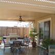 Solid and lattice patio cover